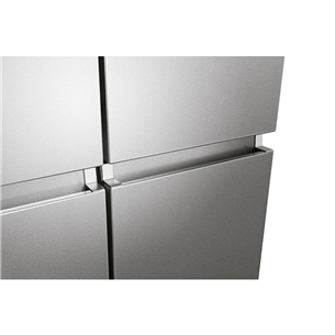 Hisense, Total No Frost, 609 L, aukštis 179 cm, nerūdijančio plieno - Šaldytuvas