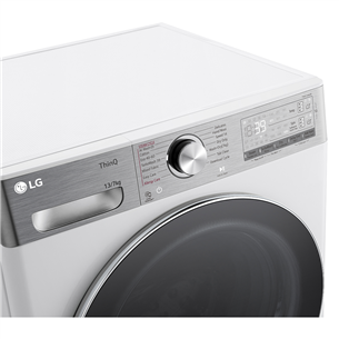 LG, 13 kg / 7 kg, depth 61,5 cm, 1400 rpm - Washer-Dryer Combo