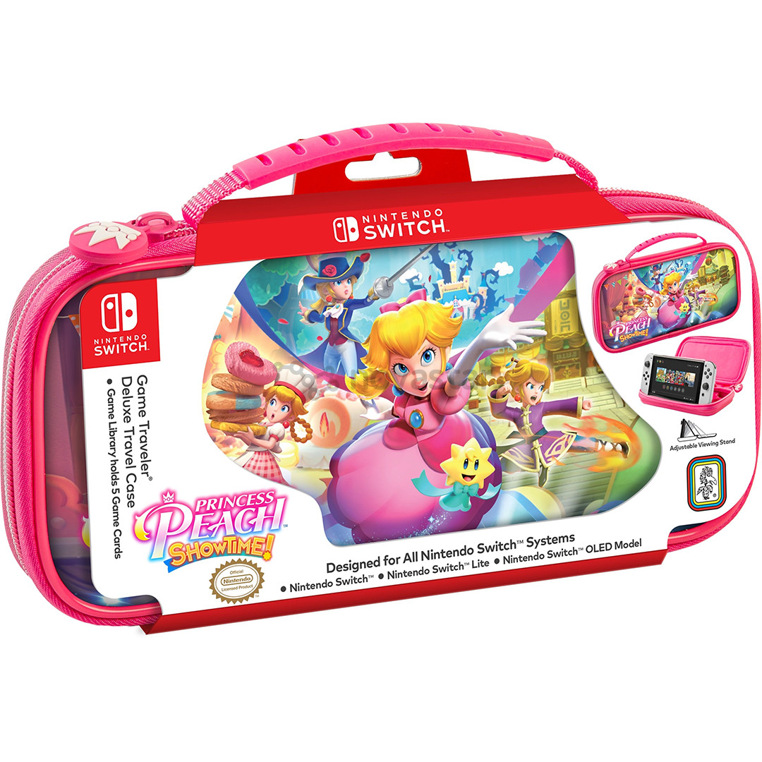 RDS Industries Game Traveler Deluxe Princess Peach Showtime, Nintendo Switch, rožinis - Dėklas
