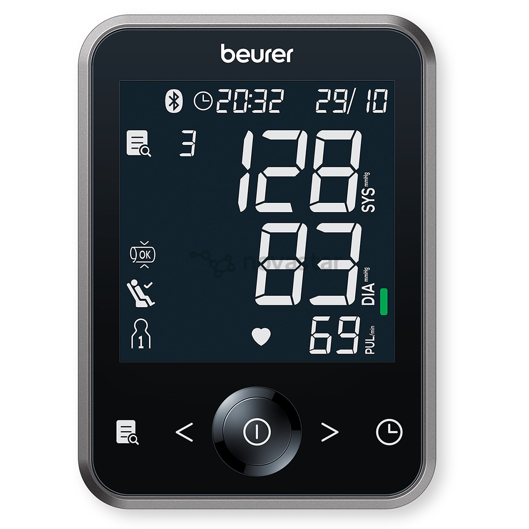 Beurer, juodas - Kraujospūdžio matuoklis