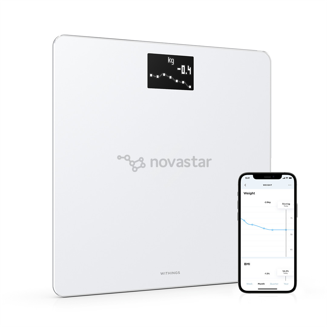 Withings Body, white - Diagnostic bathroom scale