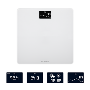 Diagnostinės svarstyklės Withings Body, baltos