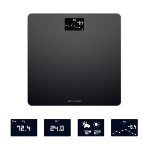 Withings Body, black - Diagnostic bathroom scale