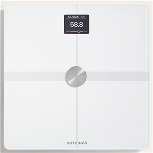 Withings Body Smart, baltos - Diagnostinės svarstyklės BODYSMART.WHITE