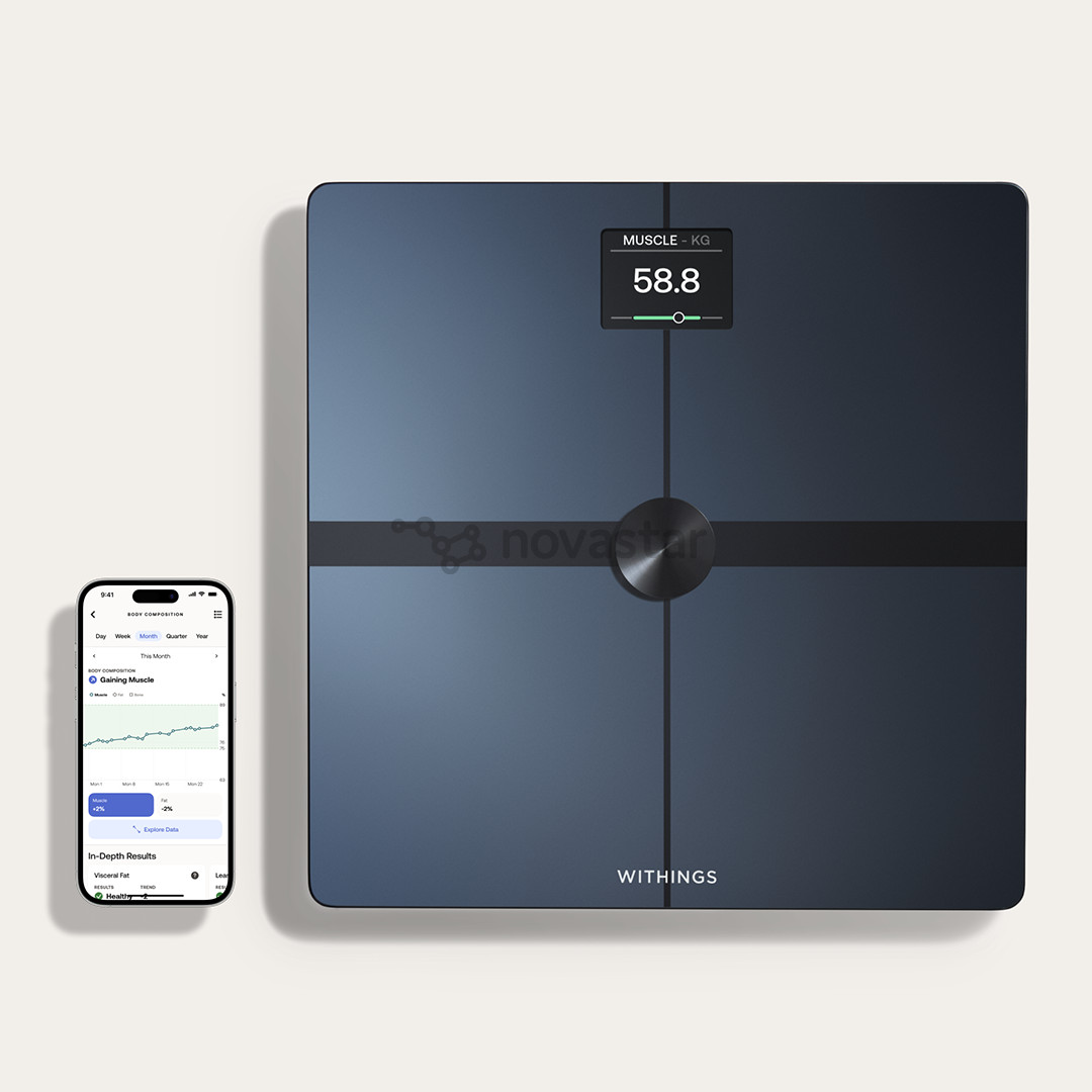 Withings Body Smart, черный - Диагностические напольные весы