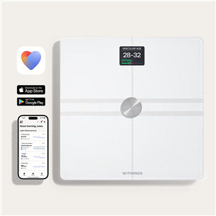 Withings Body Comp, white - Diagnostic bathroom scale