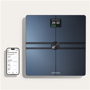 Withings Body Comp, juodos - Diagnostinės svarstyklės