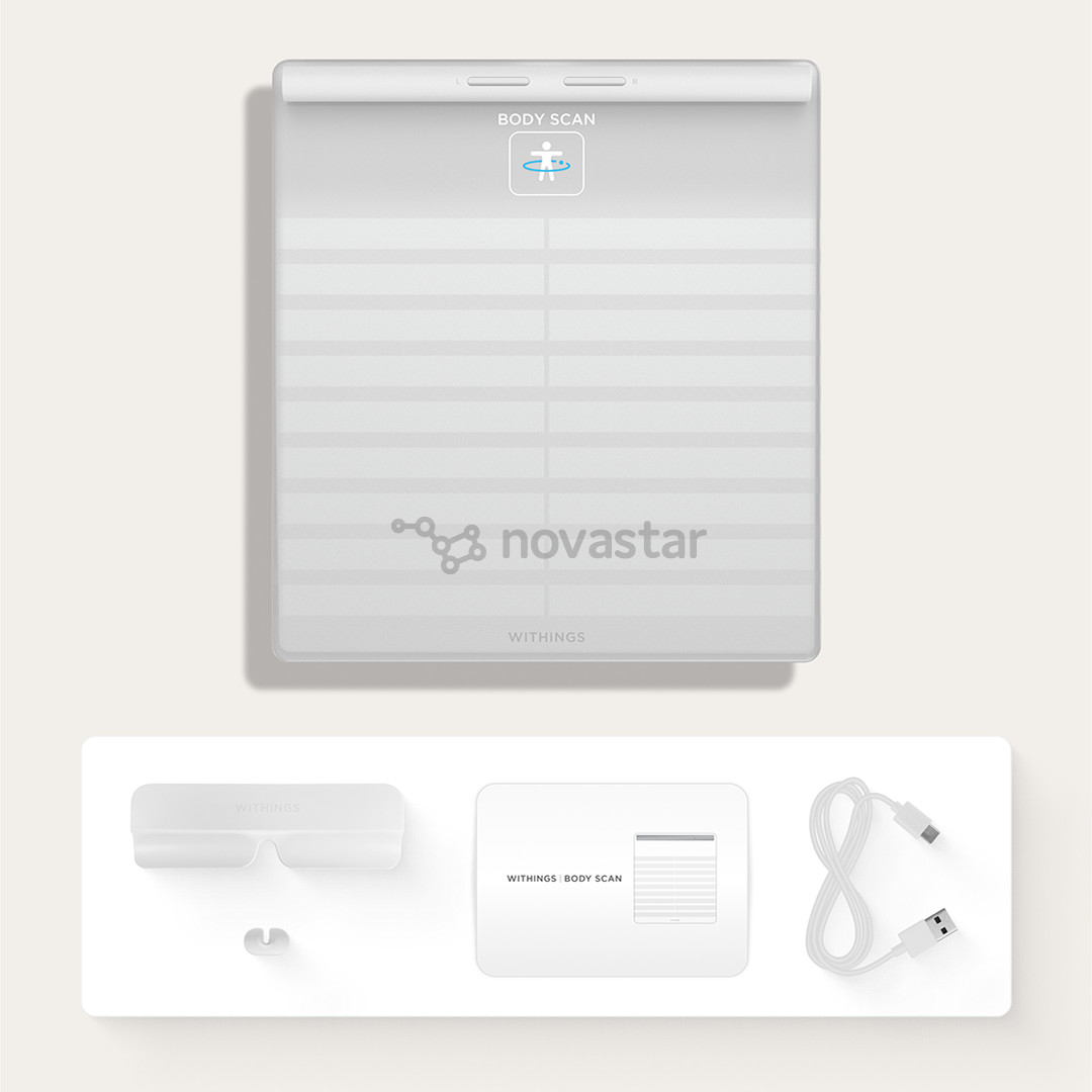 Withings Body Scan, white - Diagnostic bathroom scale