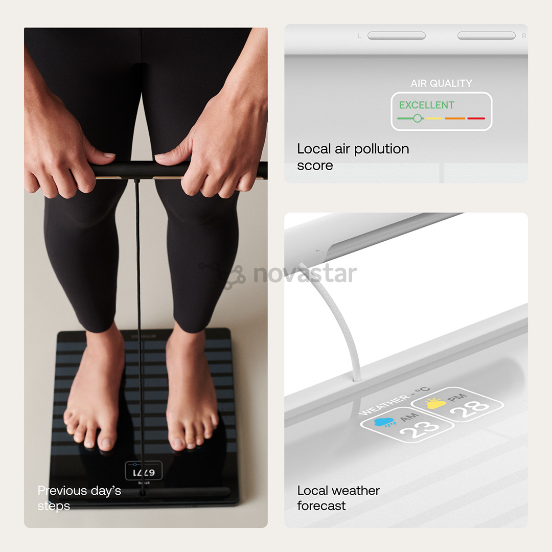 Withings Body Scan, white - Diagnostic bathroom scale