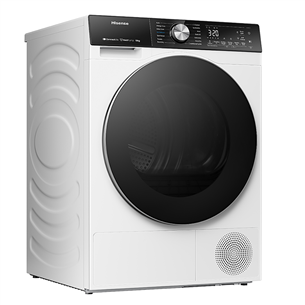 Hisense, 10 kg, depth 64 cm - Clothes dryer