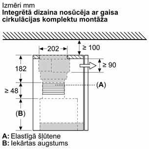 Recirkuliacijos rinkinys Bosch DWZ1IX1C6