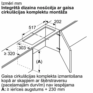 Recirkuliacijos rinkinys Bosch DWZ1IX1C6