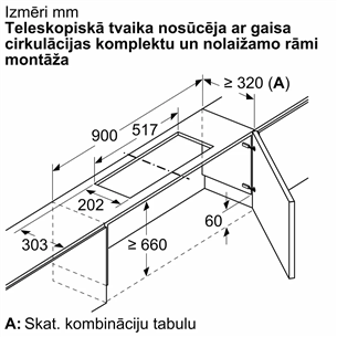 Комплект для работы вытяжки в режиме циркуляции воздуха Bosch