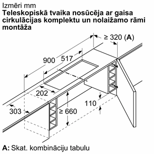 Recirkuliacijos rinkinys Bosch DWZ1IX1C6