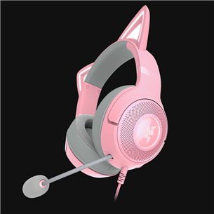 Razer Kraken Kitty V2, rožinės - Ausinės