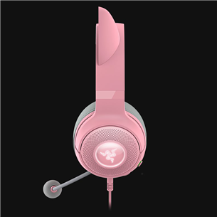 Razer Kraken Kitty V2, rožinės - Ausinės