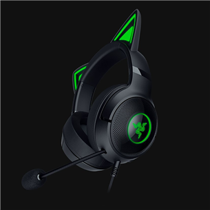 Razer Kraken Kitty V2, juodos - Ausinės