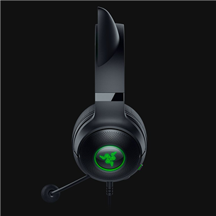 Razer Kraken Kitty V2, juodos - Ausinės