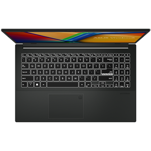 Asus VivoBook GO 15, 15.6", FHD, Ryzen 3, 8 GB, 512 GB, juodas - Nešiojamas kompiuteris