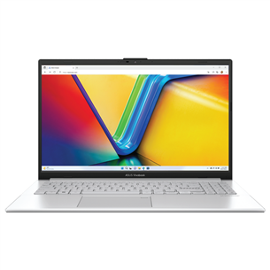 Asus VivoBook GO 15, 15.6", FHD, Ryzen 5, 8 GB, 512 GB, sidabrinis - Nešiojamas kompiuteris E1504FA-BQ251W