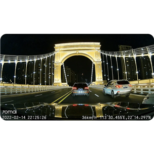 70mai Dash Cam M500 1944p, 64 ГБ eMMC, черный - Видеорегистратор