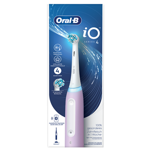 Oral-B iO4, alyvinės spalvos - Elektrinis dantų šepetėlis
