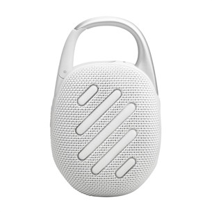 JBL Clip 5, white - Portable Wireless Speaker
