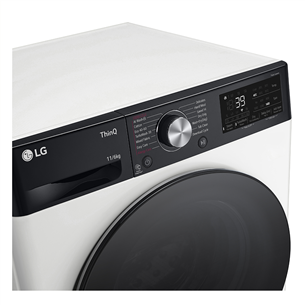 LG, 11 kg / 6 kg, depth 56,5 cm, 1400 rpm - Washer-dryer combo