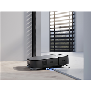 Ecovacs Deebot X2 Combo, pilkas - Dulkių siurblys robotas