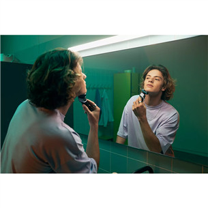 Philips Shaver 5000X series, juoda - Barzdaskutė