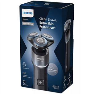 Philips Shaver 5000X series, juoda - Barzdaskutė