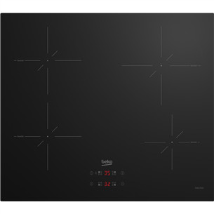 Beko, width 59 cm, black - Built-in induction hob HII64400SMT