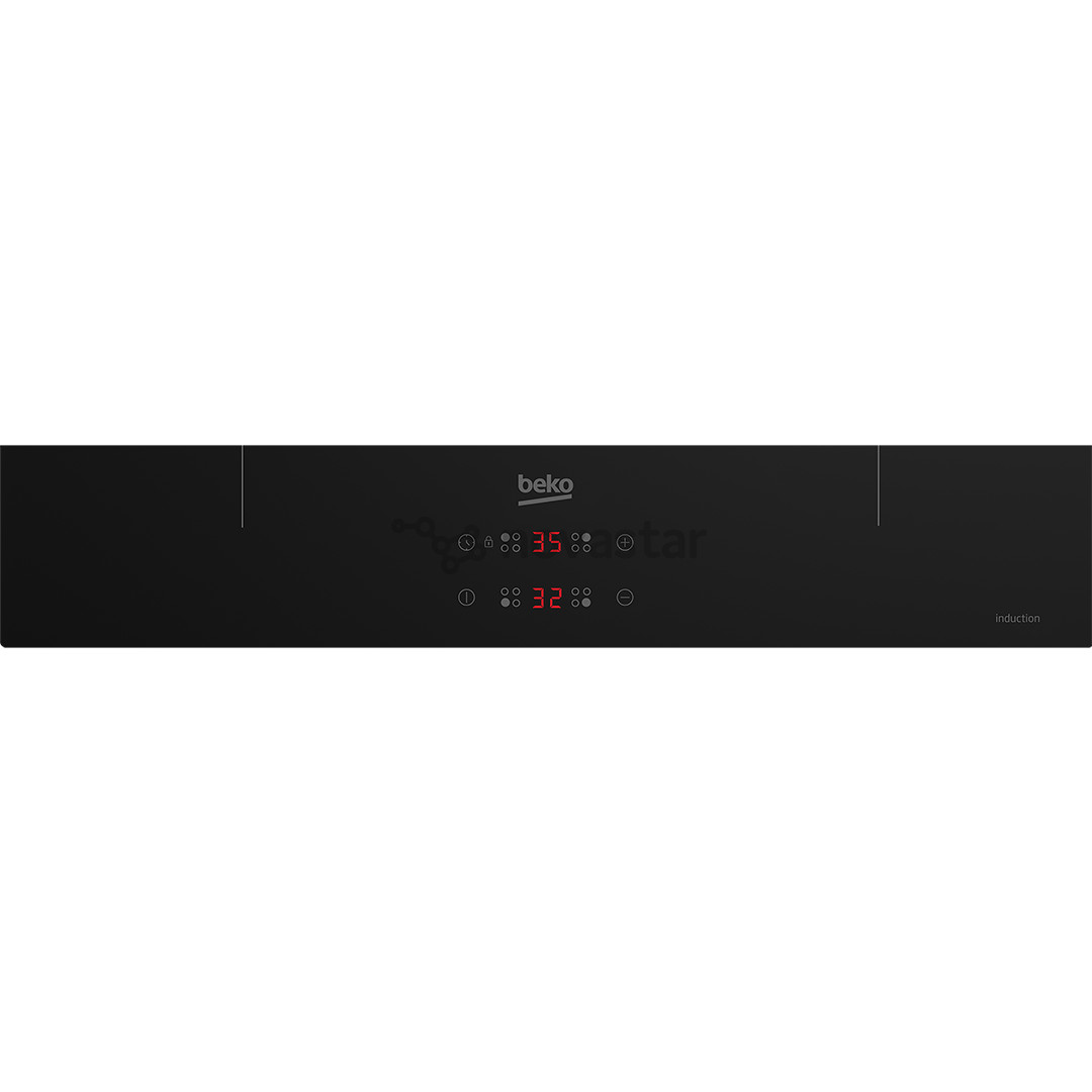 Beko, width 59 cm, black - Built-in induction hob