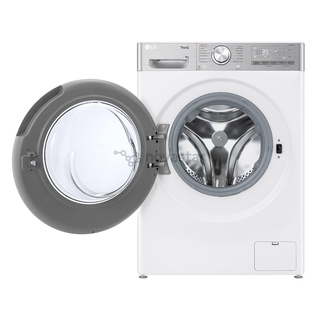 LG, 9 кг, глубина 47,5 см, 1200 об/мин - Стиральная машина с передней загрузкой