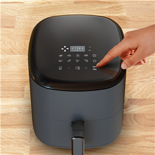 Tefal Easy Fry Max 5 L, 1500 W, tamsiai pilka - Karšto oro gruzdintuvė