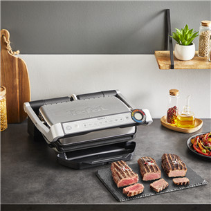 Tefal OptiGrill+, 2000 W, nerūdijančio plieno - Elektrinis grilis