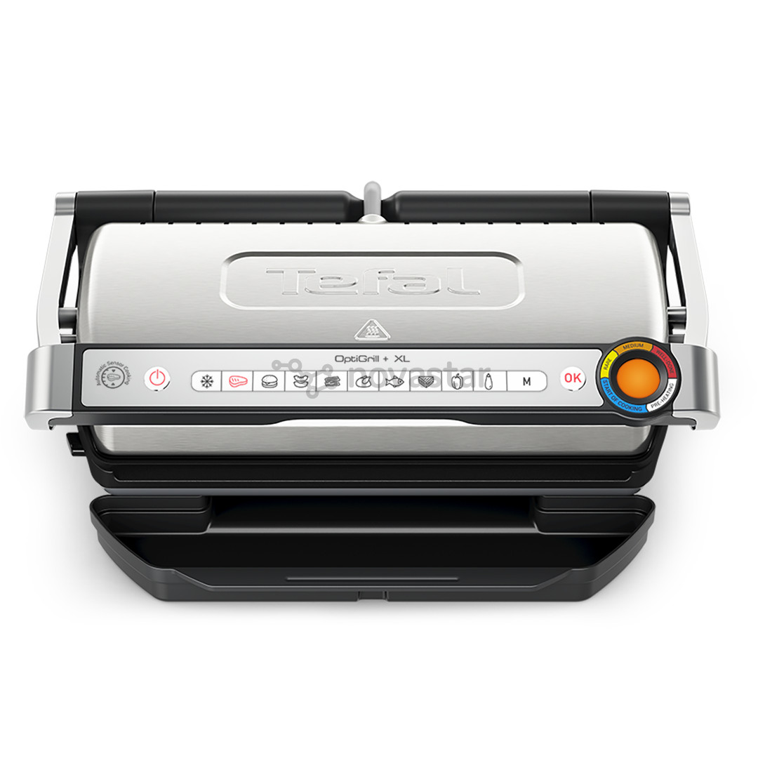 Tefal OptiGrill+ XL, 2000 W, nerūdijančio plieno - Elektrinis grilis