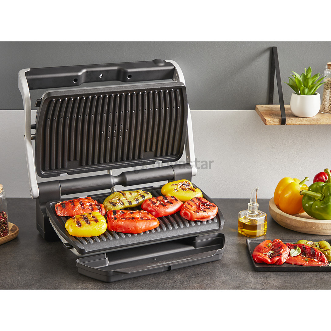 Tefal OptiGrill+ XL, 2000 W, nerūdijančio plieno - Elektrinis grilis