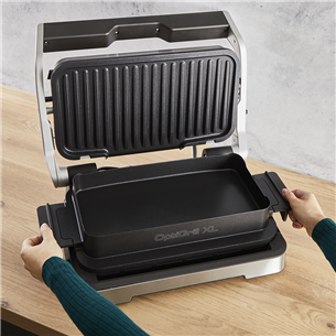 Elektrinis grilis Tefal OptiGrill 4in1 XL, 2200 W, nerūdijančio plieno