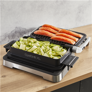 Elektrinis grilis Tefal OptiGrill 4in1 XL, 2200 W, nerūdijančio plieno