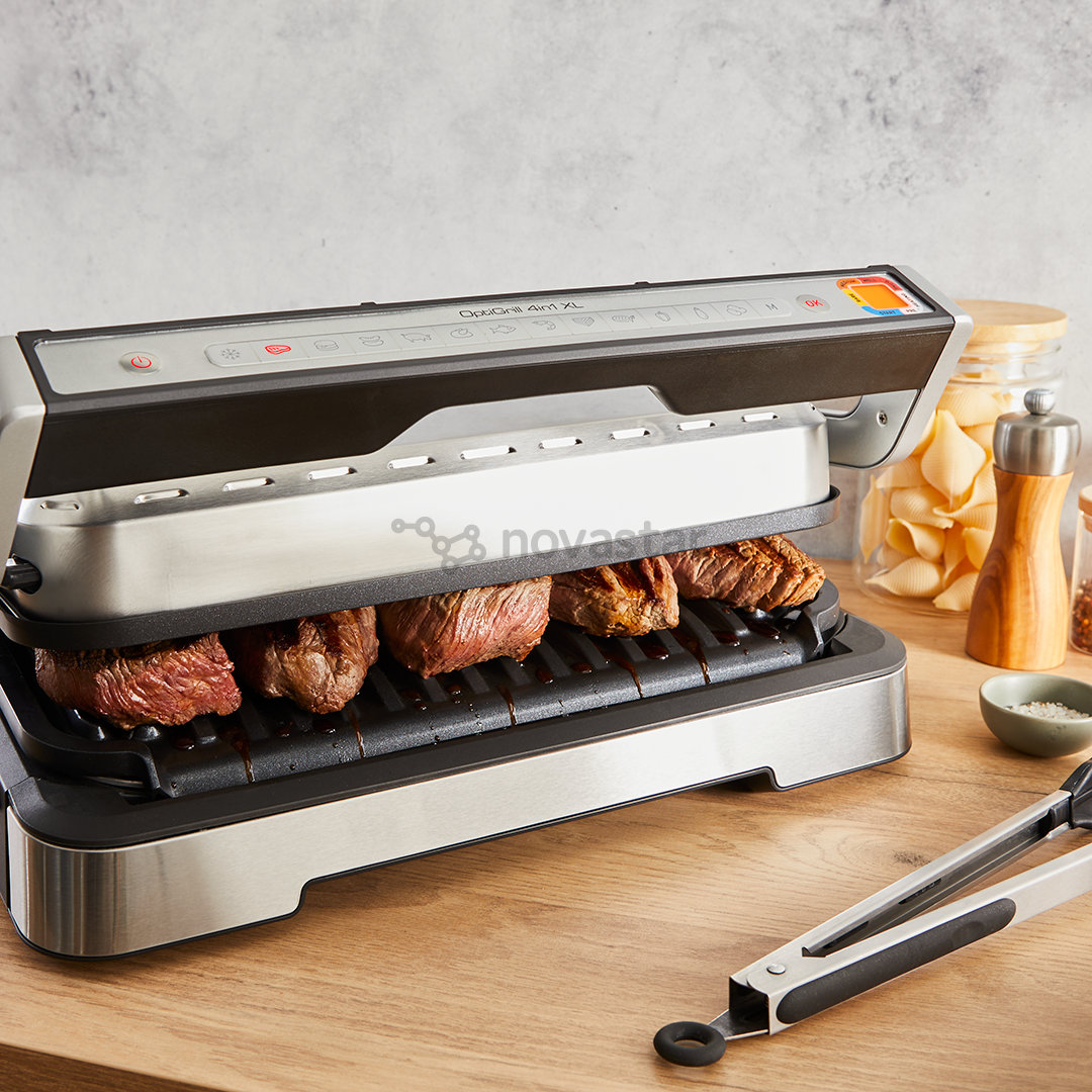 Elektrinis grilis Tefal OptiGrill 4in1 XL, 2200 W, nerūdijančio plieno