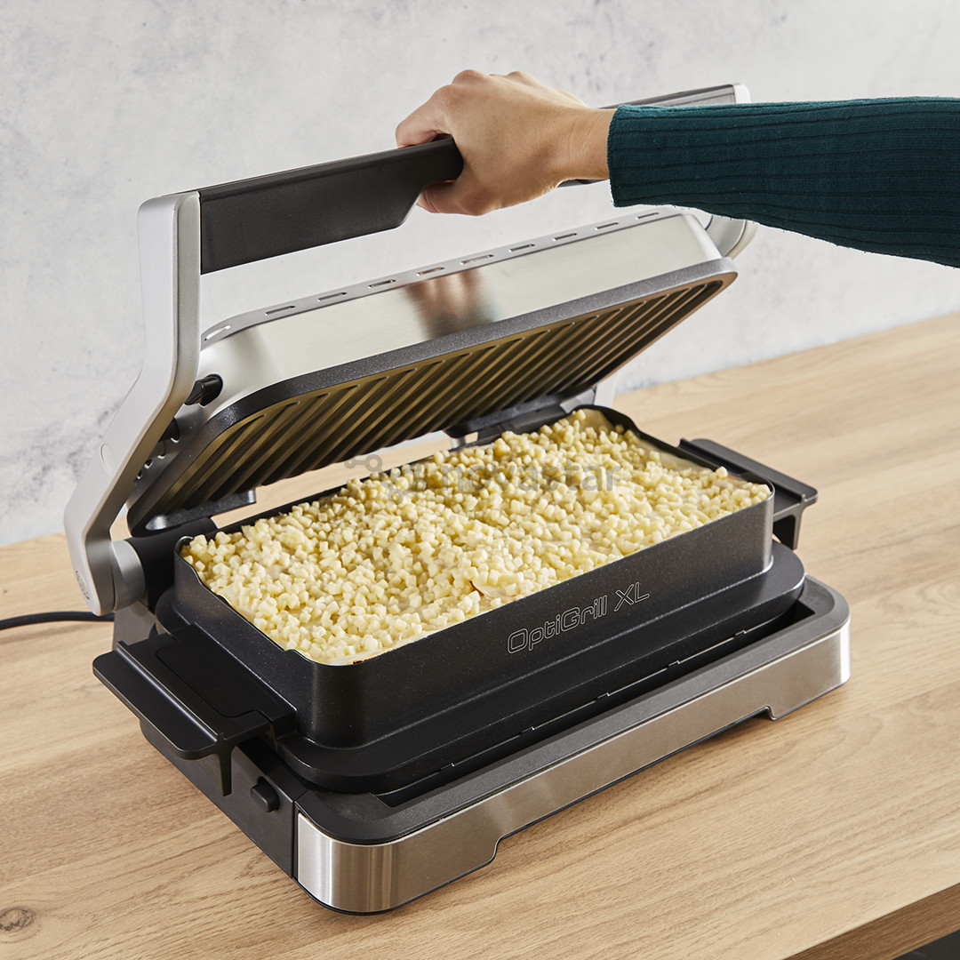 Elektrinis grilis Tefal OptiGrill 4in1 XL, 2200 W, nerūdijančio plieno