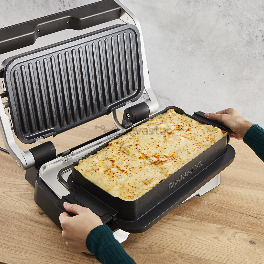 Elektrinis grilis Tefal OptiGrill 4in1 XL, 2200 W, nerūdijančio plieno