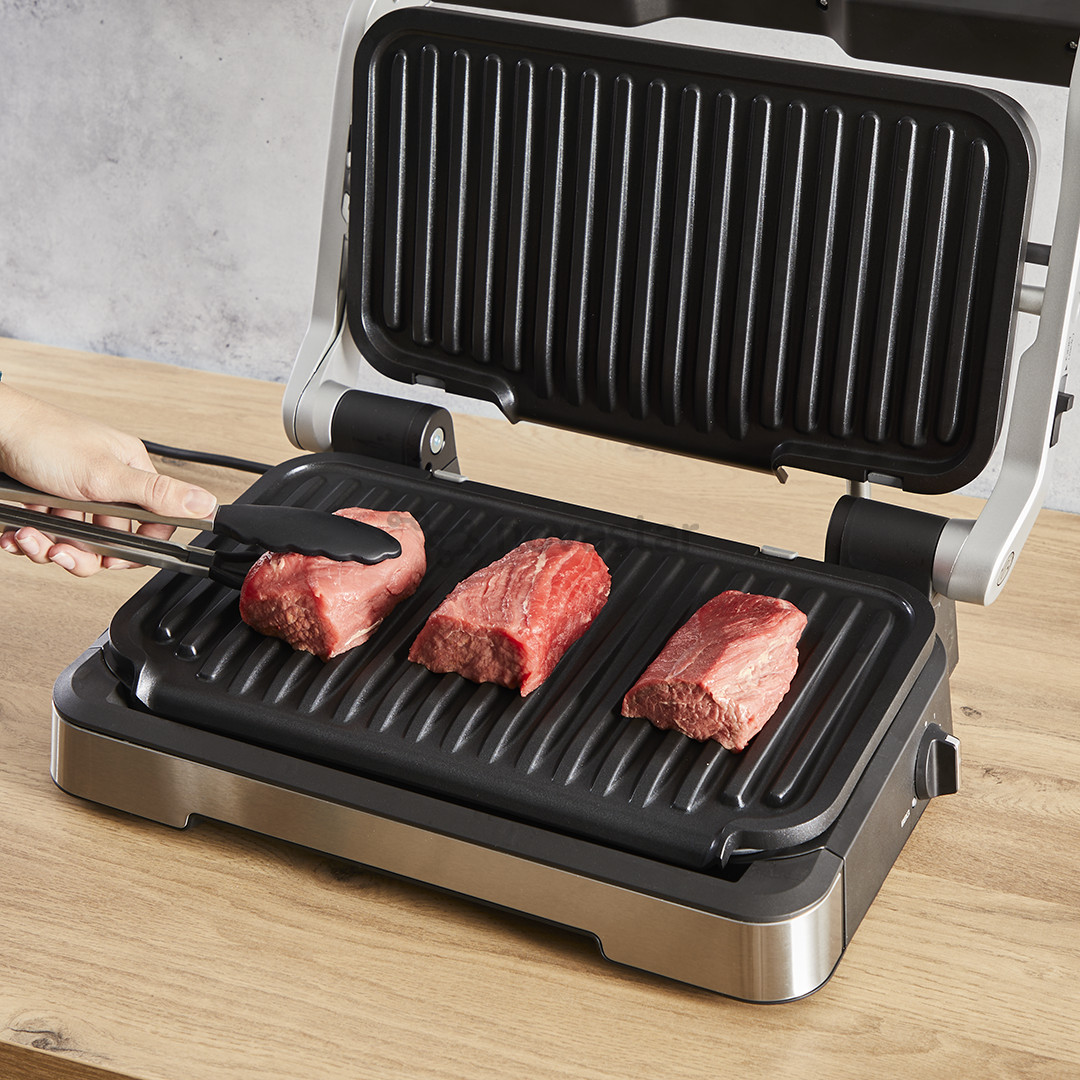 Elektrinis grilis Tefal OptiGrill 4in1 XL, 2200 W, nerūdijančio plieno