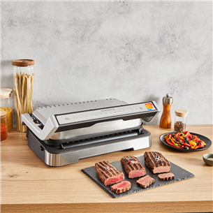 Elektrinis grilis Tefal OptiGrill 4in1 XL, 2200 W, nerūdijančio plieno