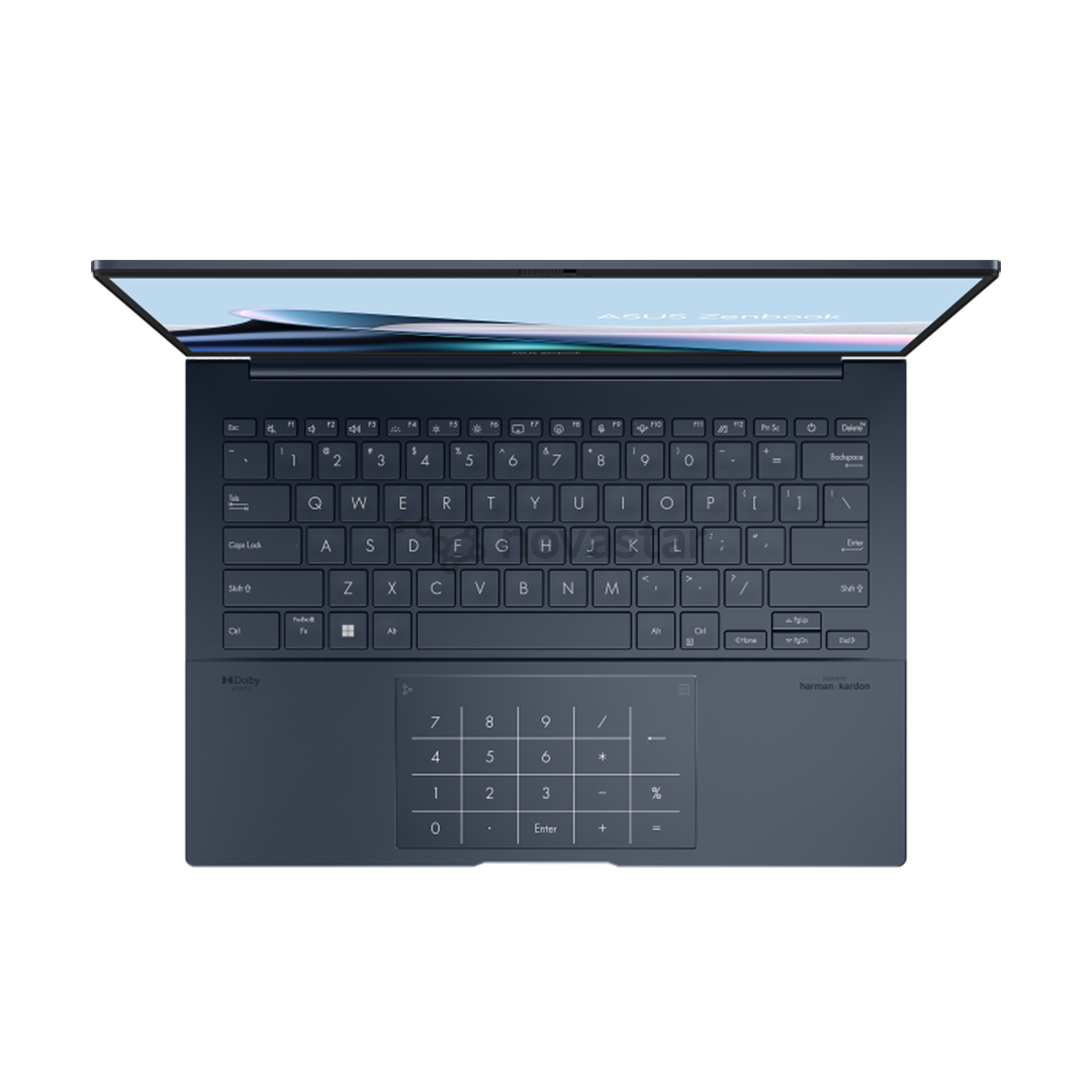 Asus ZenBook 14 OLED, 14", 3K, OLED, Core Ultra 9, 32 GB, 1 TB, ponder blue - Notebook