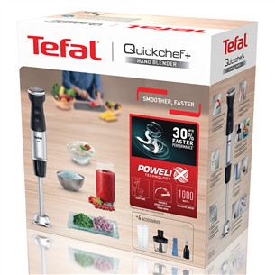 Tefal Quickchef+, 1000 W, nerūdijančio plieno - Trintuvas