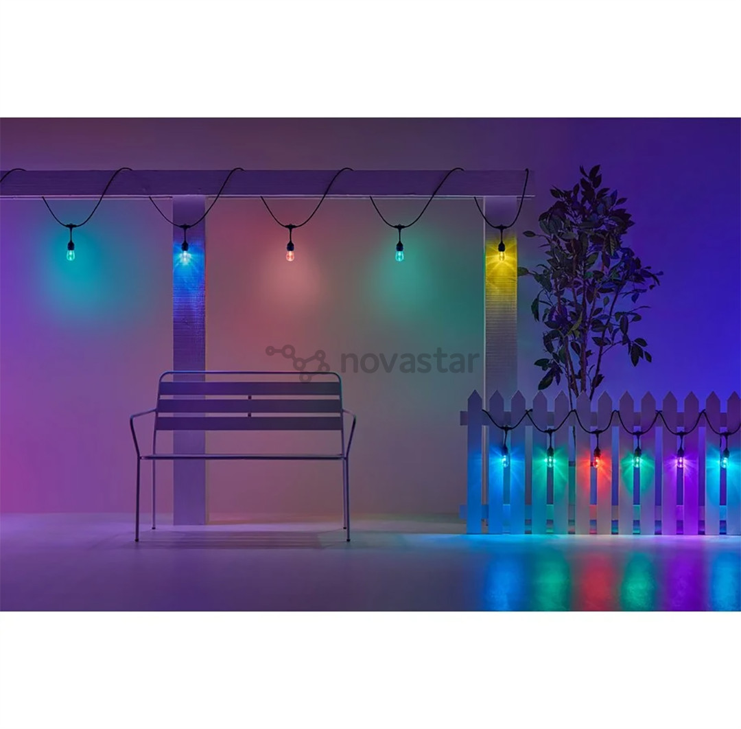 Philips WiZ String Lights Outdoor RGB, WiFi, 14,8 m - Išmaniosios lemputės