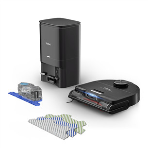 Tefal X-PLORER Serie 220+ Animal & Allergy, juodas - Dulkių siurblys robotas