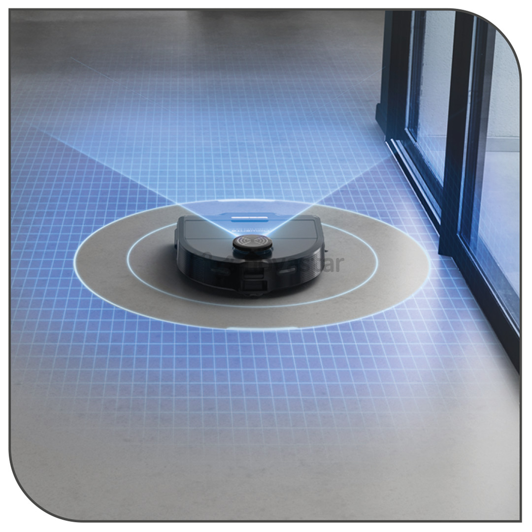 Tefal X-PLORER Serie 220+ Animal & Allergy, juodas - Dulkių siurblys robotas